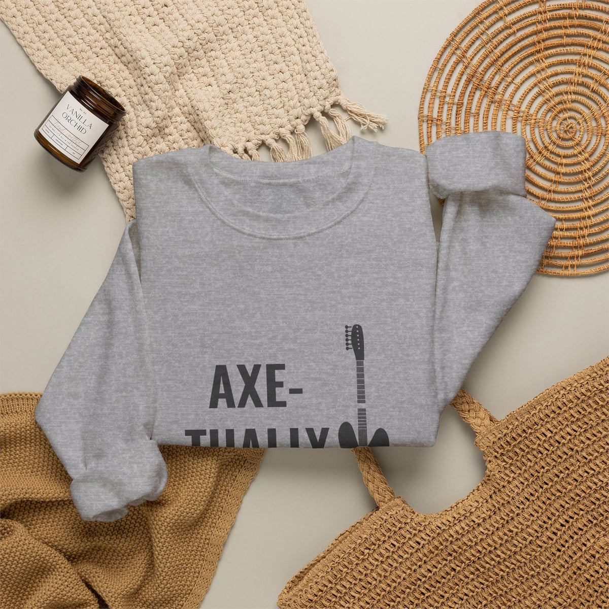 Axe-tually | Axe-us Network Crewneck Sweatshirt