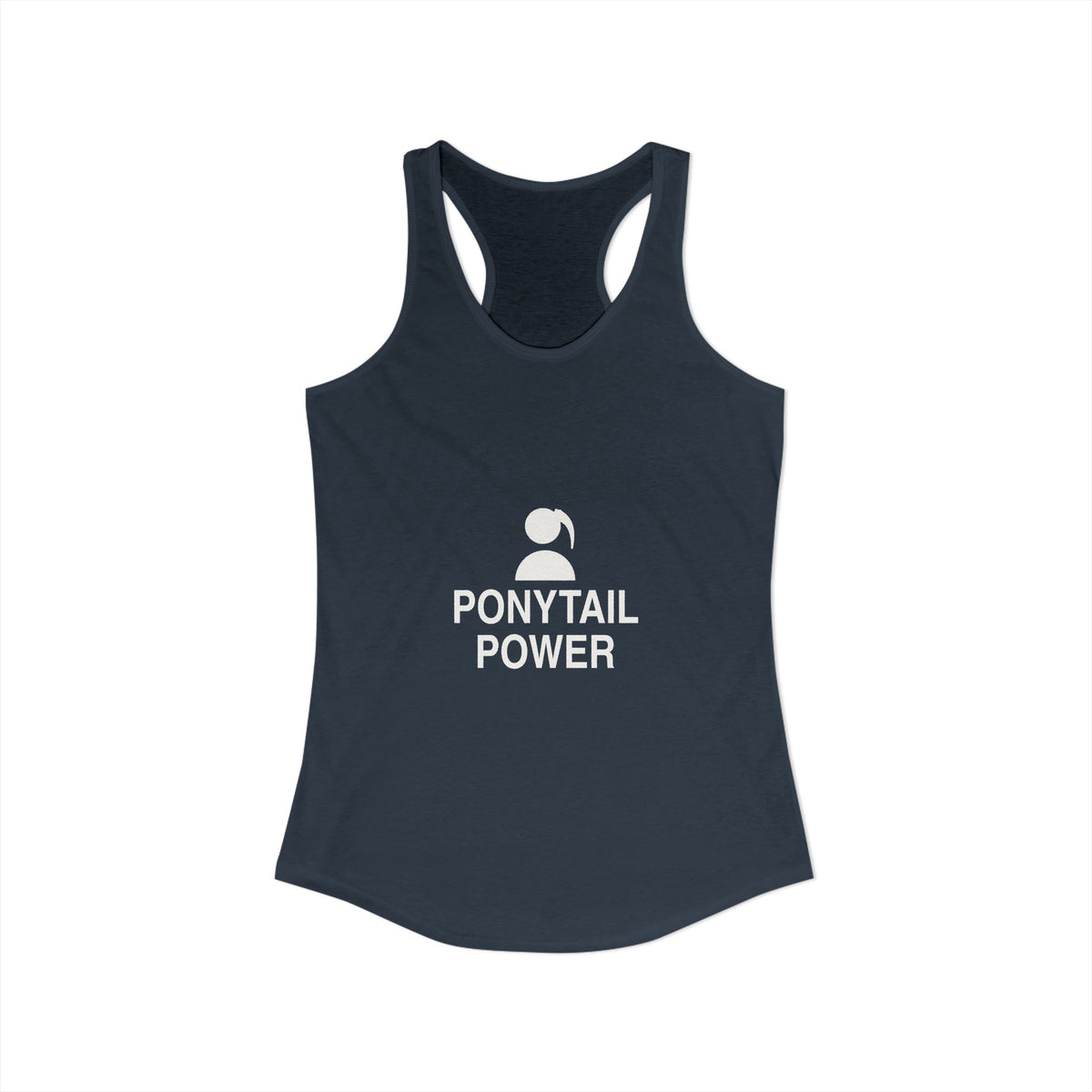 Ponytail Power Women's Racerback Tank