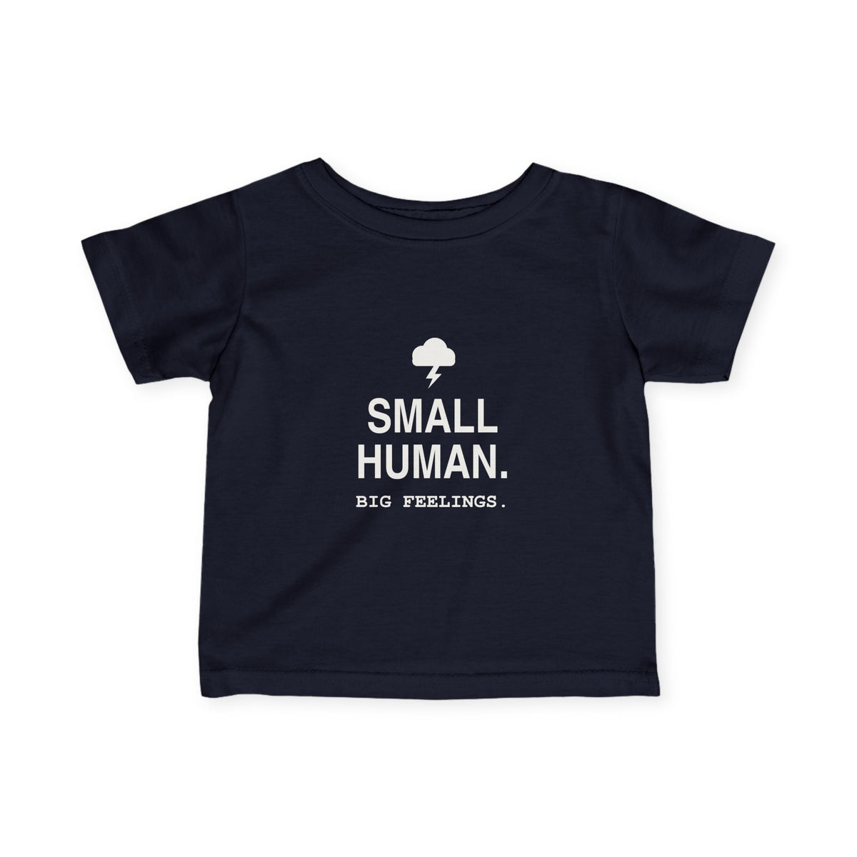 Small Human. Big Feelings | Tiny Opinions Baby Tee