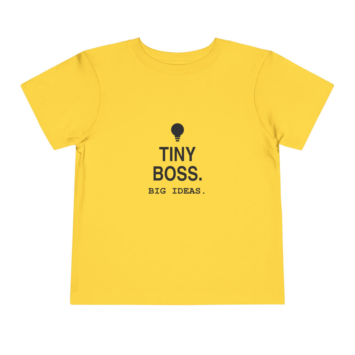 Tiny Boss. Big Ideas | Tiny Opinions Toddler Tee