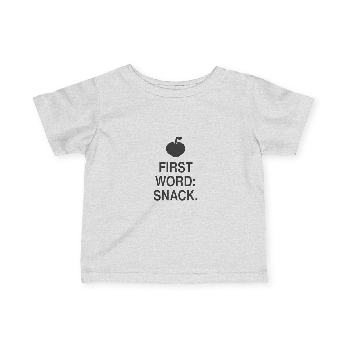 First Word: Snack | Tiny Opinions Baby Tee