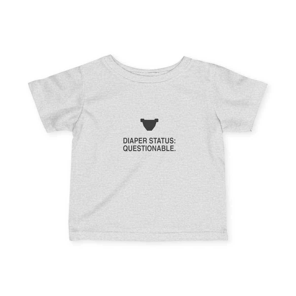 Diaper Status: Questionable | Tiny Opinions Baby Tee